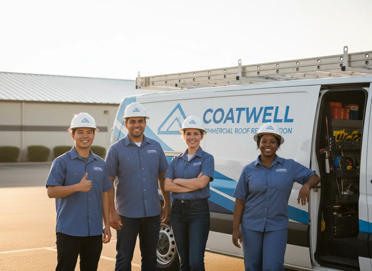 Commercial roof coating company in Okarche, OK